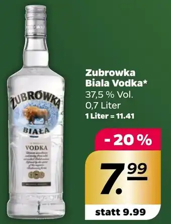 NETTO Zubrowka Biala Vodka 0,7 Liter Angebot