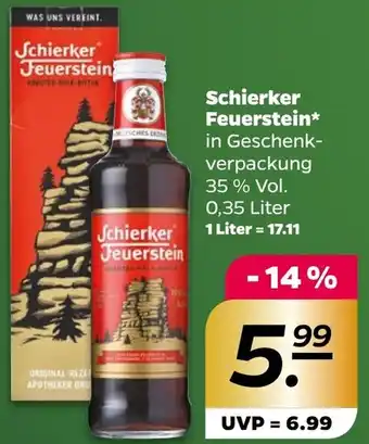 NETTO Schierker Feuerstein 0,35 Liter Angebot