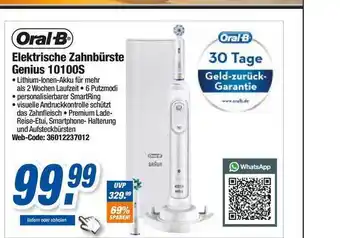 Expert Oral B Elektrische Zahnbürste Genius 10100S Angebot