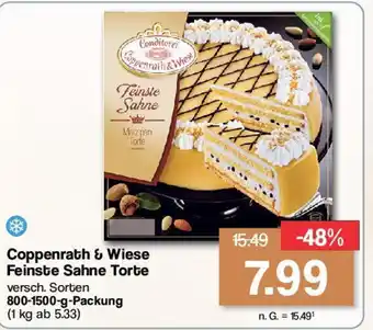 Famila Nord West Coppenrath & Wiese Feinste Sahne Torte versch. Sorten 800-1500-g-Packung Angebot