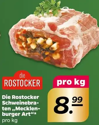 NETTO Die Rostocker Schweinebraten ,,Mecklenburger Art" Angebot