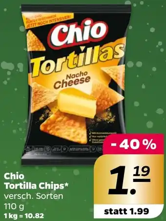 NETTO Chio Tortilla Chips 110 g Angebot