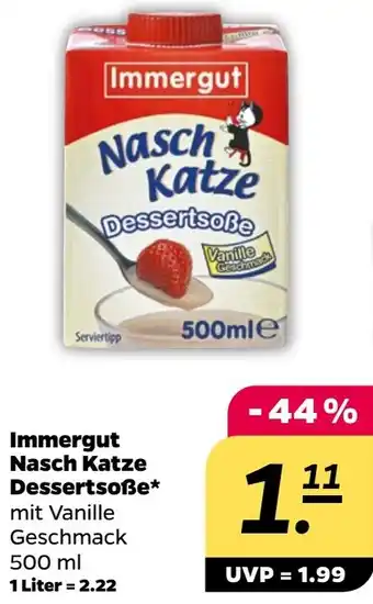 NETTO Immergut Nasch Katze Dessertsoße 500 ml Angebot