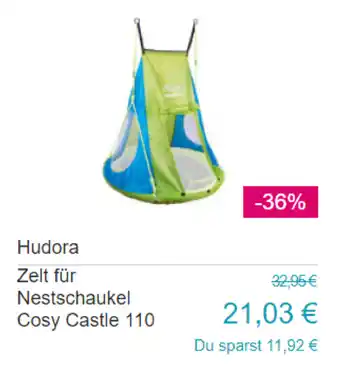 Baby-Markt Hudora Zelt für Nestschaukel Cosy Castle 110 Angebot