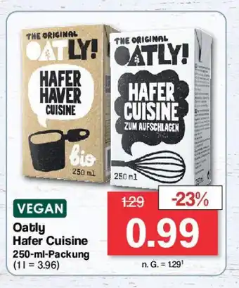 Famila Nord West OATLY! Hafer Cuisine 250-ml-Packung Angebot