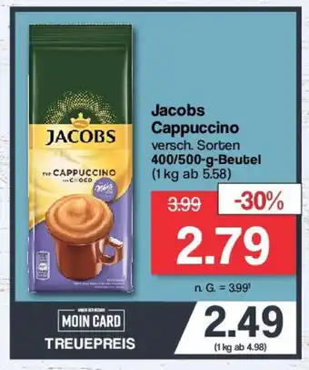 Famila Nord West Jacobs Cappuccino versch. Sorten 400/500-g-Beutel Angebot