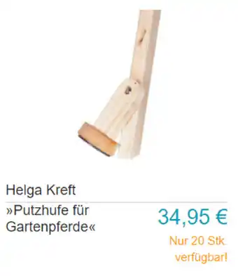 Baby-Markt Helga Kreft Putzhufe für Gartenpferde Angebot