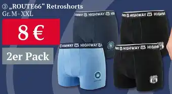 Woolworth ROUTE 66 Retroshorts Gr.M-XXL Angebot