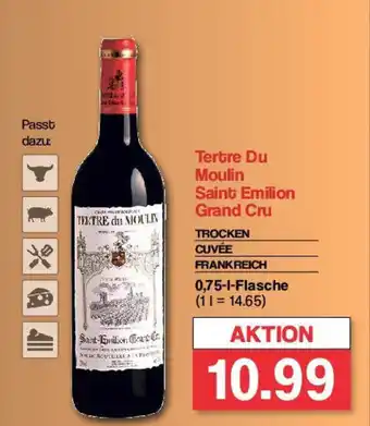 Famila Nord West Tertre Du Moulin Saint Emilion Grand Cru 0,75 L Angebot