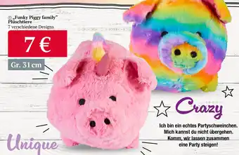 Woolworth Funky Piggy family Plüschtiere Angebot