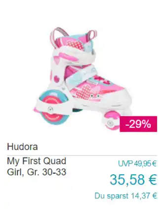 Baby-Markt Hudora My First Quad Girl, Gr. 30-33 Angebot