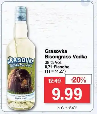 Famila Nord West Grasovka Bisongrass Vodka 0,7 L Angebot