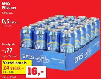 Thomas Philipps EFES Pilsener 0,5 Liter Angebot