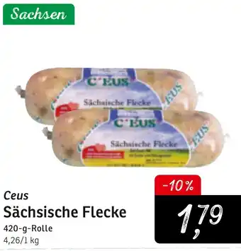 KONSUM Ceus Sächsische Flecke 420g Rolle Angebot