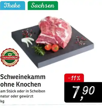 KONSUM Schweinekamm ohne Knochen Angebot