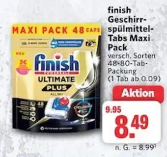 Combi finish Spülmittel-Tabs Maxi Pack versch. Sorten 48-80-Tabs Angebot