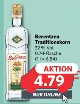 Combi Berentzen Traditionskorn 32 % Vol. 0,7-L Angebot