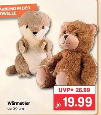 Famila Nord West warmies Wärmetier ca. 30 cm Angebot