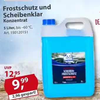 Sonderpreis Baumarkt Frostschutz und Scheibenklar Konzentrat 5Д Angebot