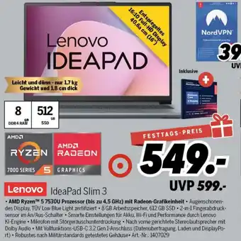 MEDIMAX Lenovo IdeaPad Slim 3 Angebot