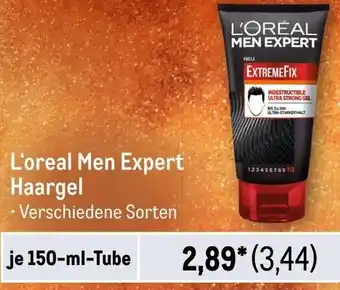 METRO L'oreal Men Expert Haargel 150 ml Tube Angebot