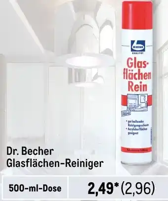 METRO Dr. Becher Glasflächen-Reiniger 500 ml Dose Angebot