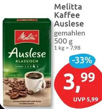 Budni Melitta Kaffee Auslese 500 g Angebot