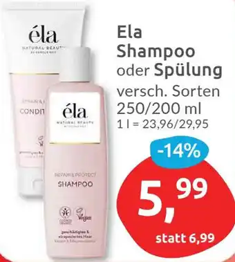 Budni Ela Shampoo oder Spülung 250/200 ml Angebot