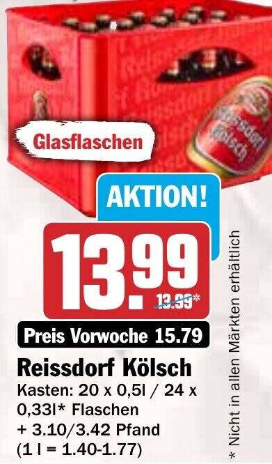 Reissdorf Klsch Angebot 0 33