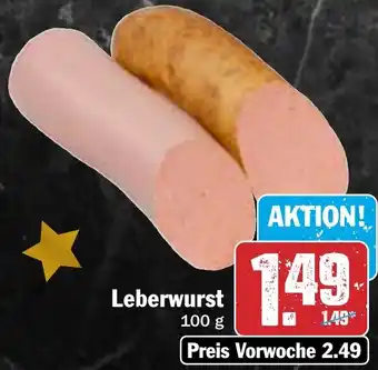 Hit Leberwurst 100 g Angebot