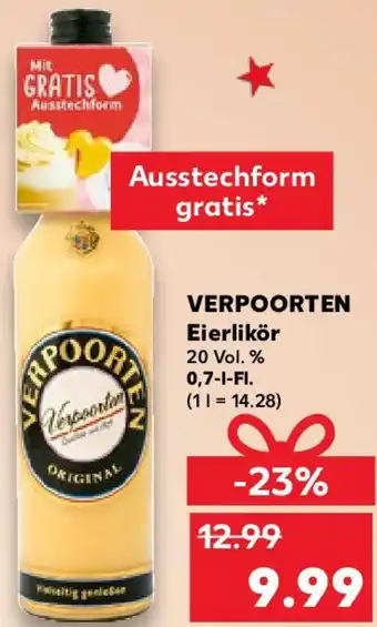 Kaufland VERPOORTEN Eierlikör 0,7 L-Fl. Angebot