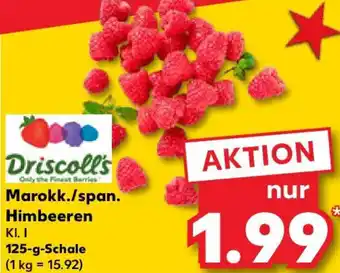 Kaufland Driscoll's Marokk./span. Himbeeren 125 g Schale Angebot