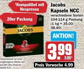 Hit Jacobs Kapseln NCC 104-114 g Packung Angebot