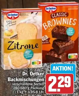 Hit Dr. Oetker Backmischungen 280-580 g Packung Angebot