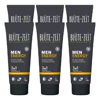 Netto Marken-Discount Blüte-zeit men duschgel 3in1 energy 200 ml , 6er pack Angebot