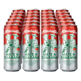 Netto Marken-Discount Almdudler mate & guarana 0,33 liter dose, 24er pack Angebot