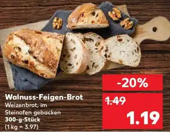 Kaufland Walnuss Feigen Brot 300 g Stück Angebot