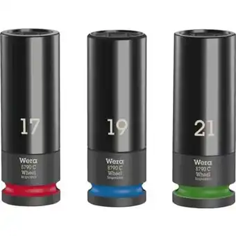ManoMano Wera wheel impaktor c set 1 steckschlüsseleinsatz-satz, 1/2-antrieb, 3-teilig Angebot