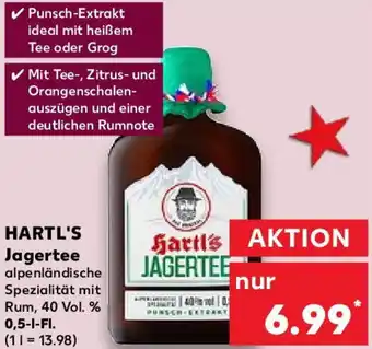 Kaufland HARTL'S Jagertee 0,5 L-Fl. Angebot