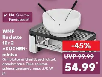 Kaufland WMF Raclette für 2 KÜCHENminis Angebot