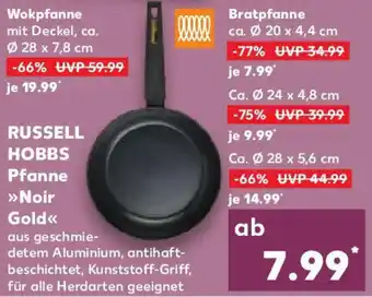 Kaufland RUSSELL HOBBS Pfanne Noir Gold Angebot