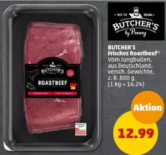 PENNY BUTCHER'S Frisches Roastbeef Angebot