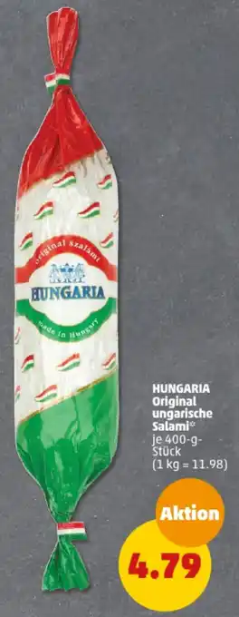 PENNY HUNGARIA Original ungarische Salami 400 g Stück Angebot