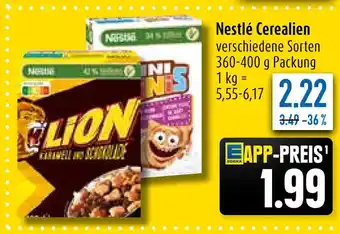 diska Nestlé Cerealien 360-400 g Angebot