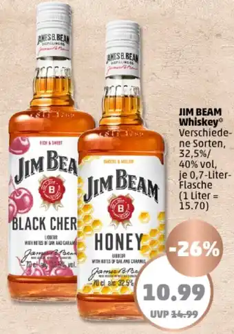 PENNY JIM BEAM Whiskey  0,7 Liter Flasche Angebot