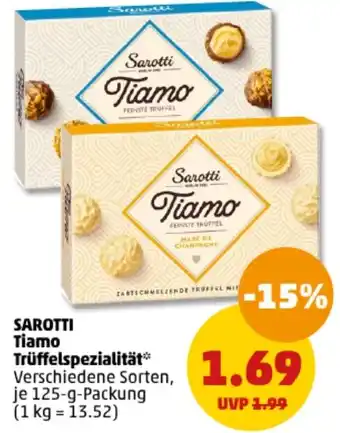 PENNY SAROTTI Tiamo Trüffelspezialität 125 g Packung Angebot