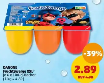 PENNY DANONE Fruchtzwerge XXL 6 x 100 g Becher Angebot