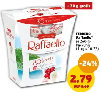 PENNY FERRERO Raffaello 260 g Packung Angebot