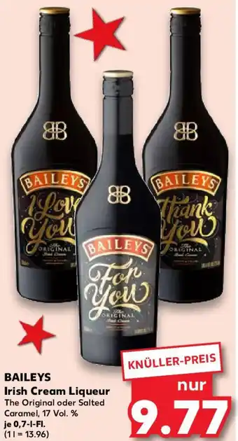 Kaufland BAILEYS Irish Cream Liqueur 0,7 L-Fl. Angebot