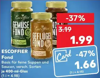 Kaufland ESCOFFIER Fond 400 ml Glas Angebot